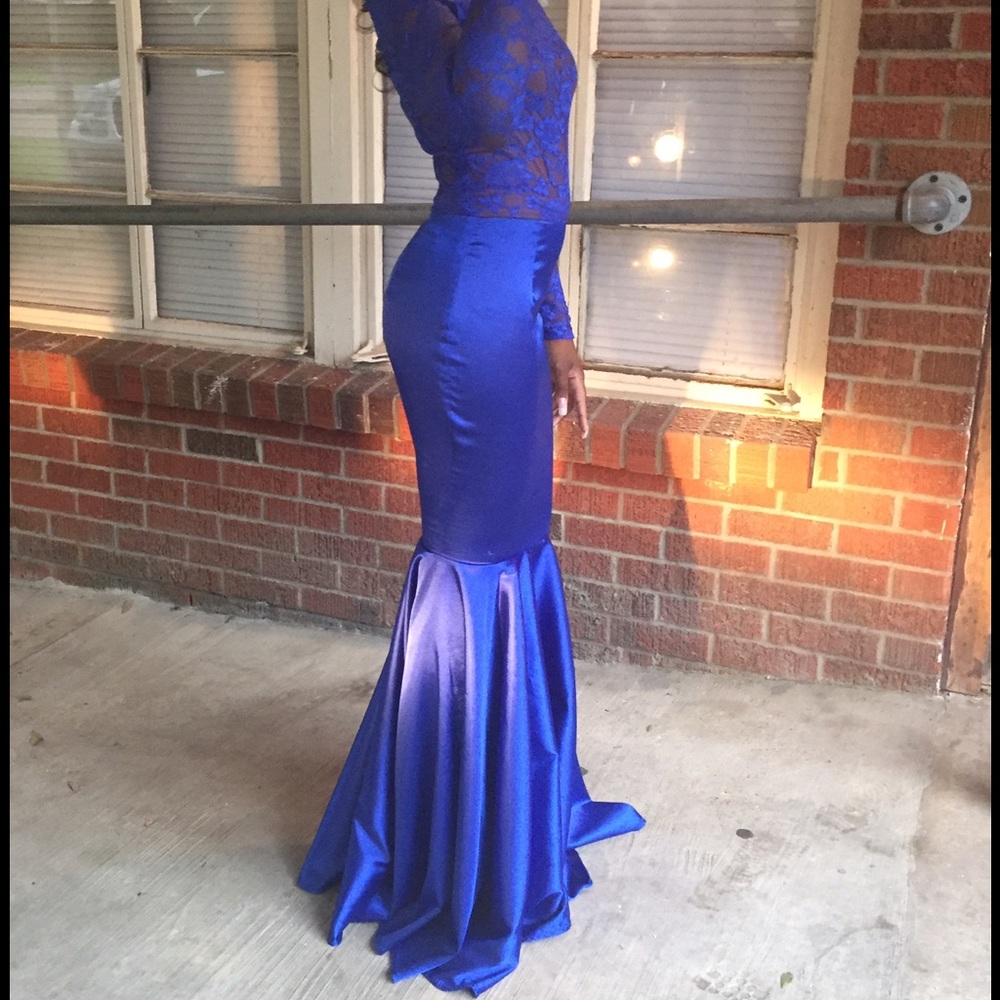 Royal blue prom dress *OFFERS ARE ACCEPTED*