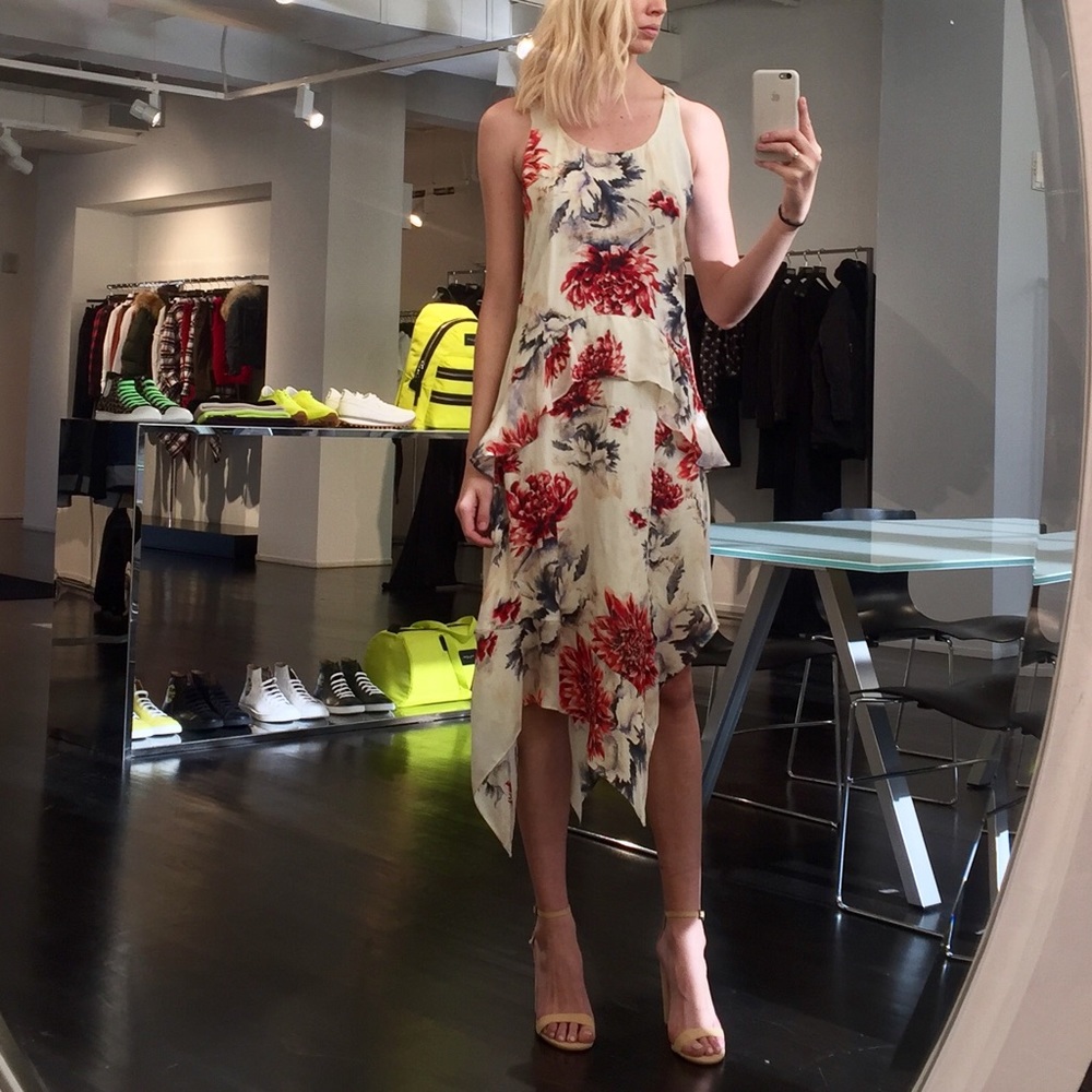 Haute hippie floral dress
