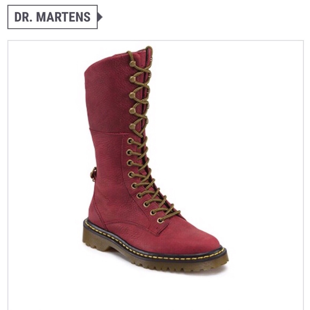 Dr. Marten Aleina convertible shaft combat boot