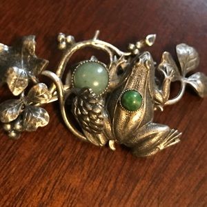 Artist Crafted Frog Brooch / Pin