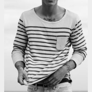 Scotch & Soda men's Henley pocket T XXL