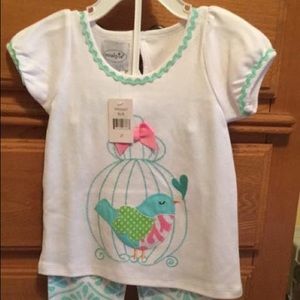 2T Mud Pie 2pc Outfit