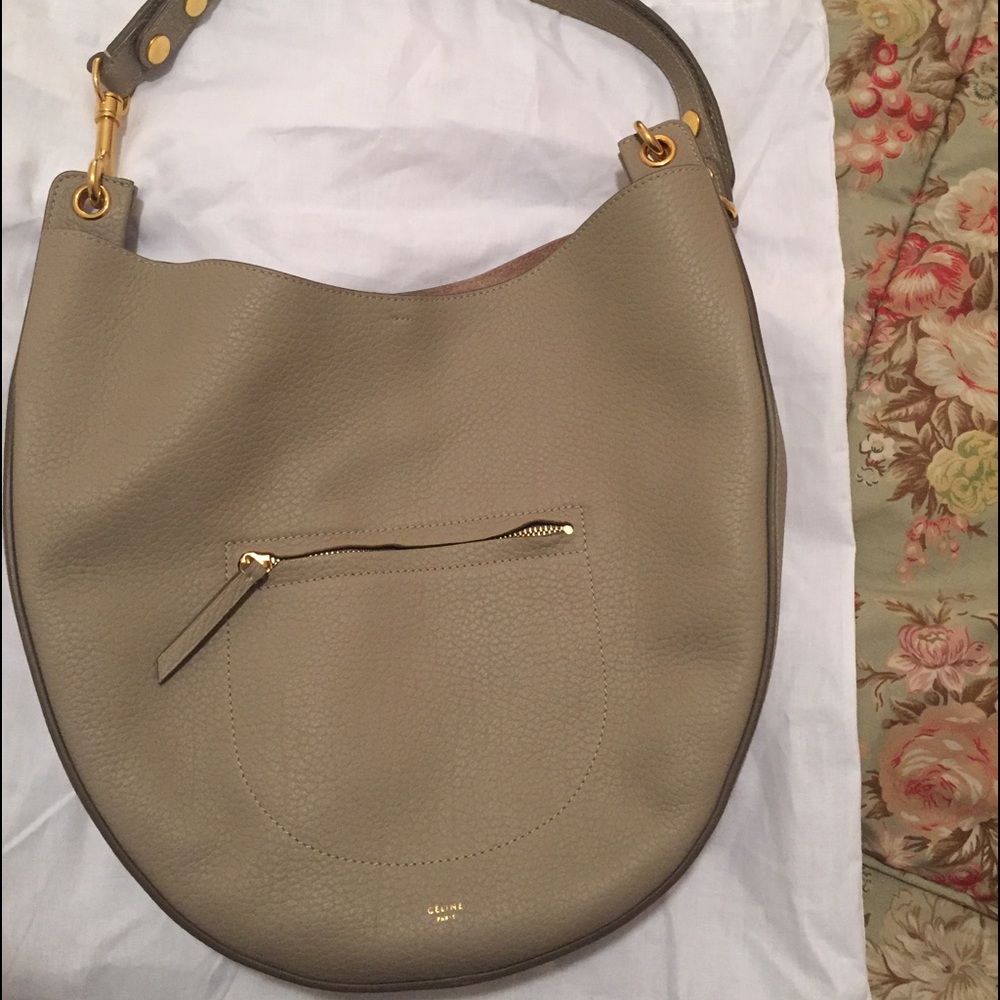 AUTH CELINE HOBO - EUC