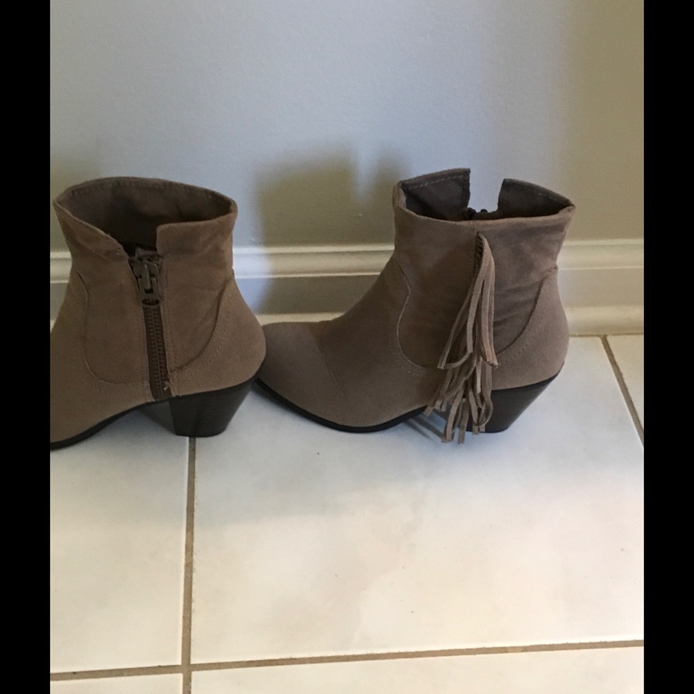 Fringe Ankle Bootie