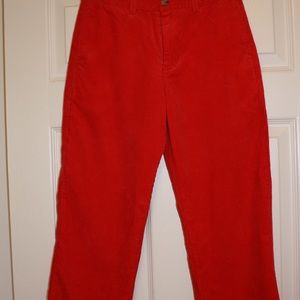 Boys red Vineyard Vine cords. Like new, Size 14.