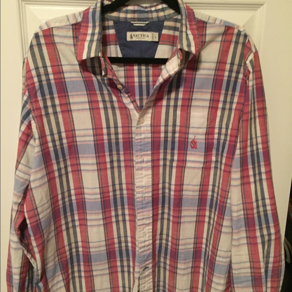 Nautica plaid shirt
