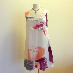 Chloe dress with hand painted accents