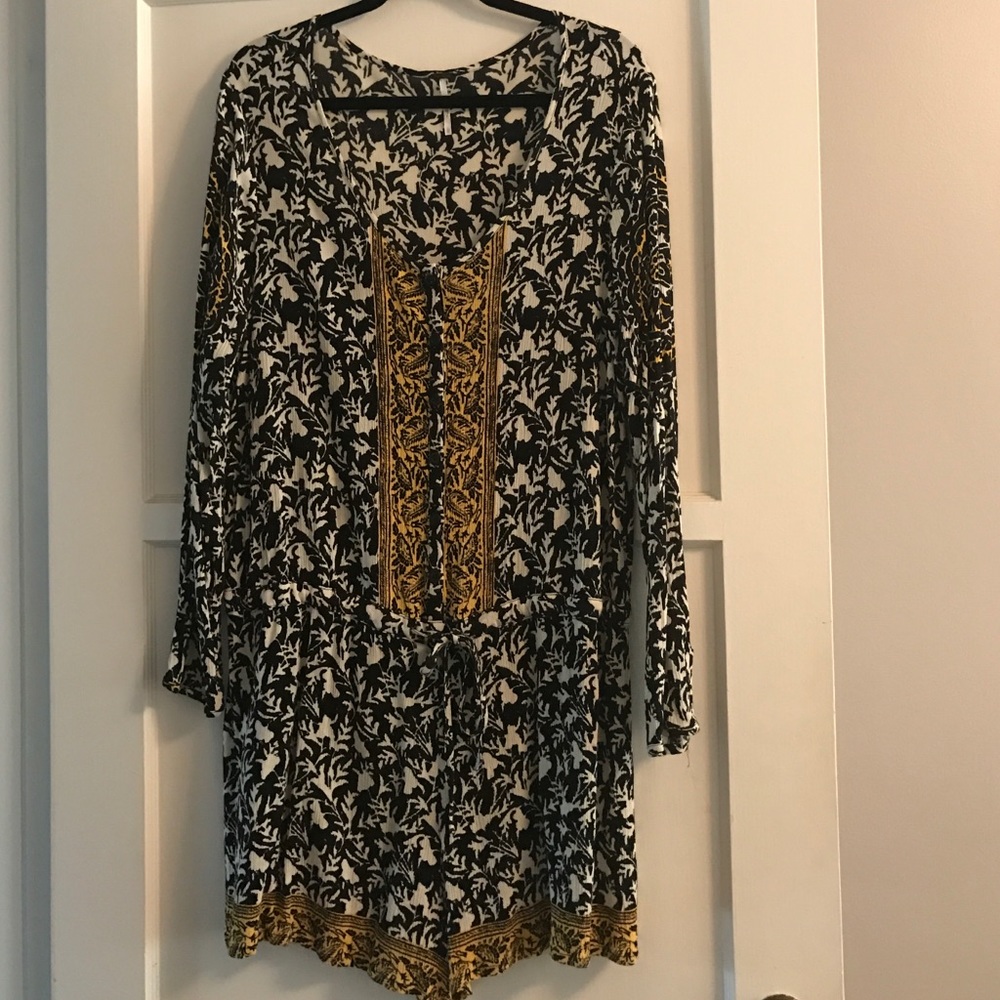 Free People printed romper