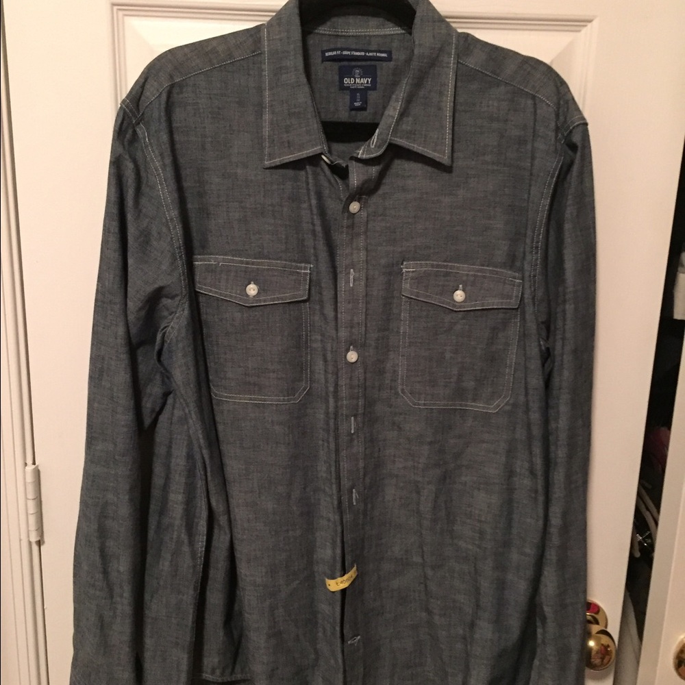 Chambray button down