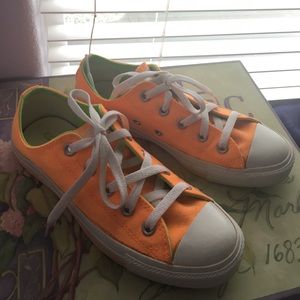 Converse neon orange