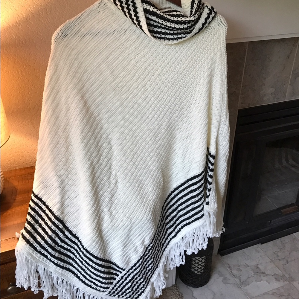 Fringe poncho