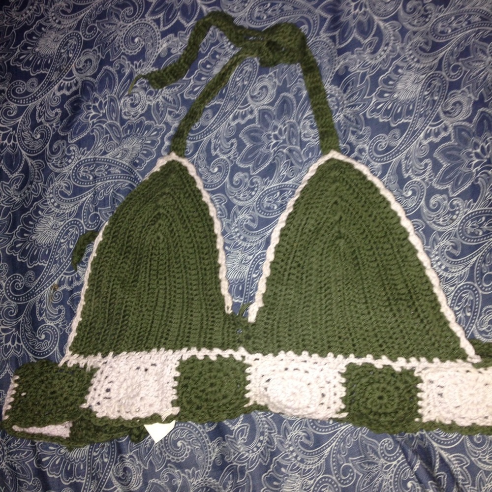 San Lorenzo crochet bikini top