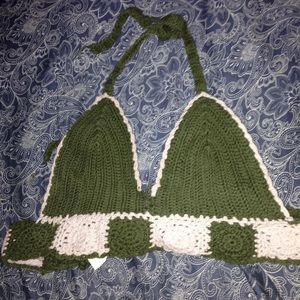 San Lorenzo crochet bikini top