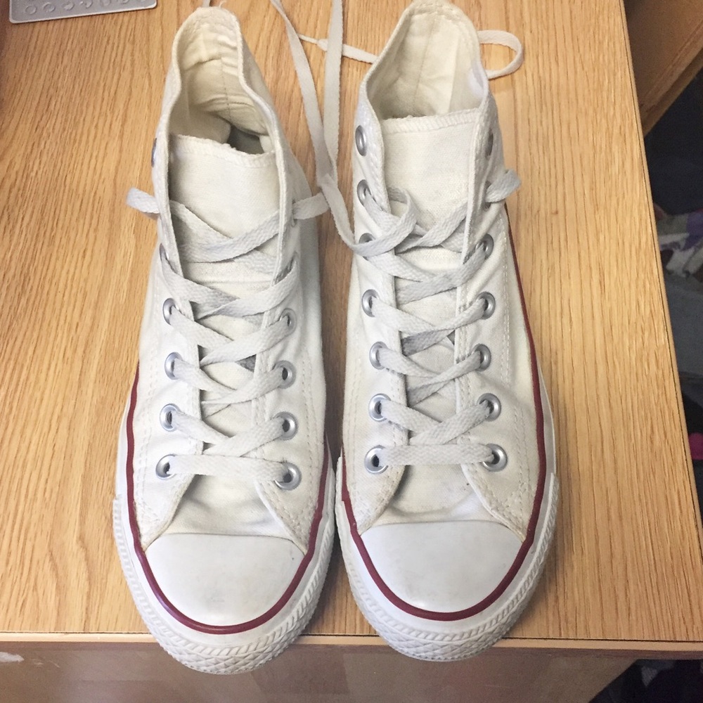 White high top Converse