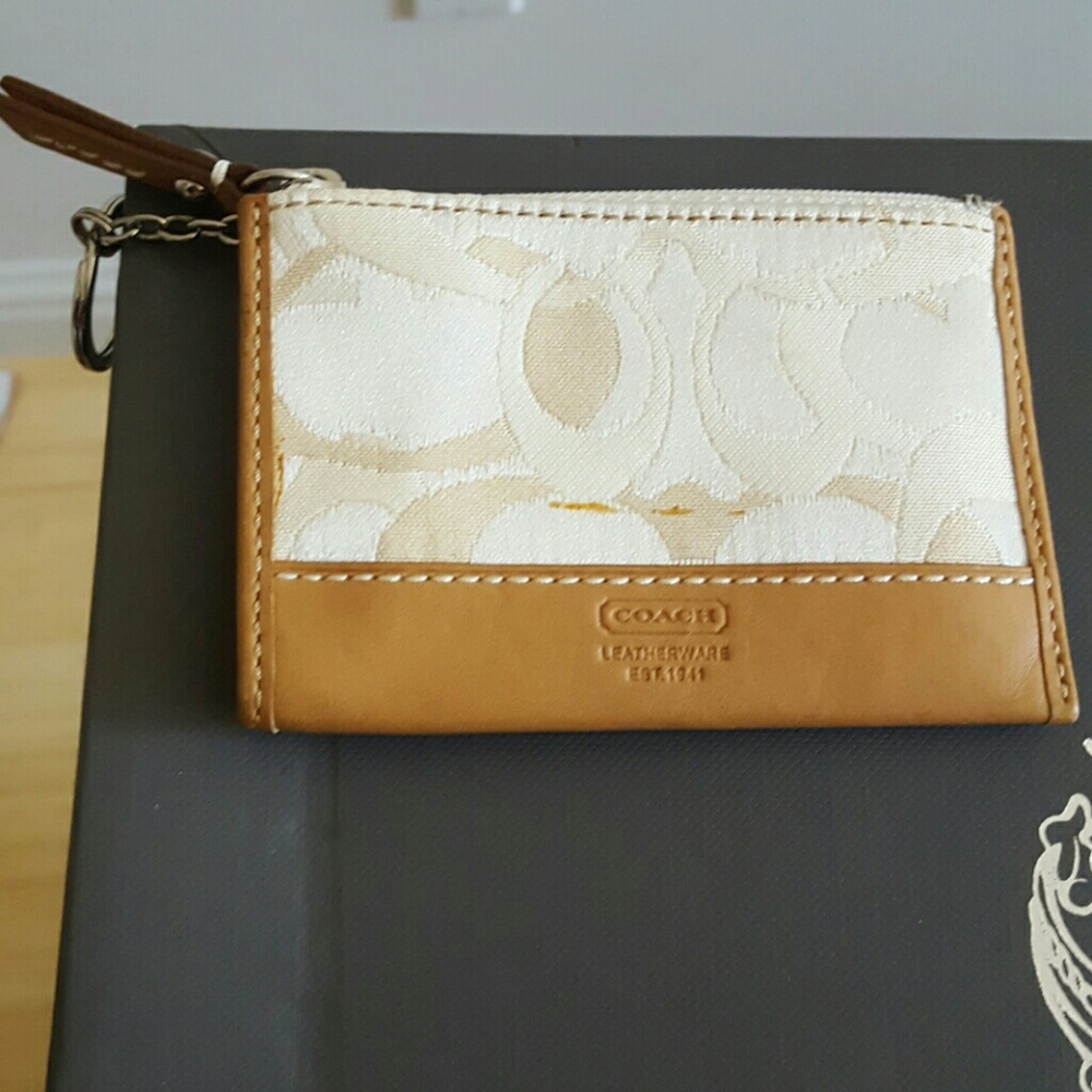 Coach Signatyre coin purse/ Card holder