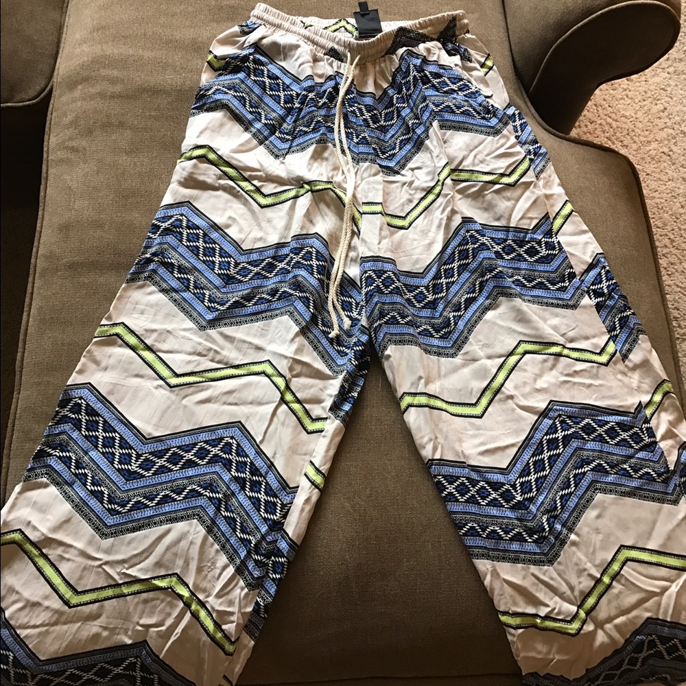 Boho cotton pants