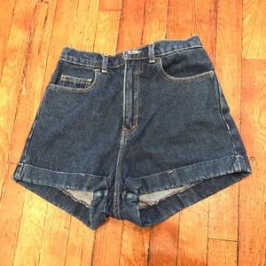 American apparel high waist shorts