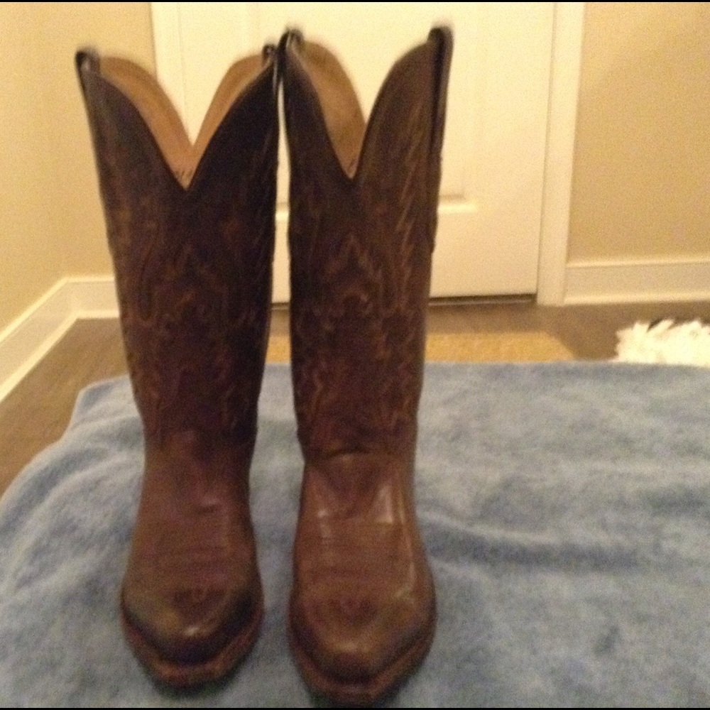 Old West leather Cowboy Boots