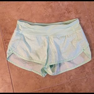 Lululemon Polka-Dot Speed Short