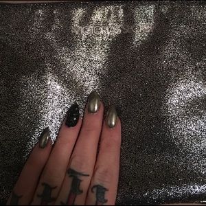 ✨Victoria's Secret small glitter makeup bag