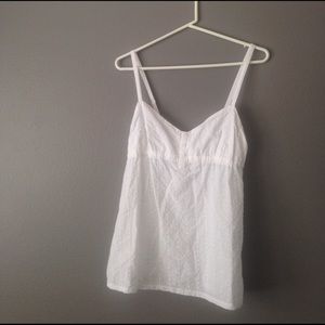 White Volcom tank top
