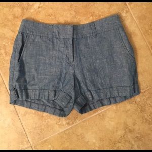 Ann Taylor Loft Chambray Shorts