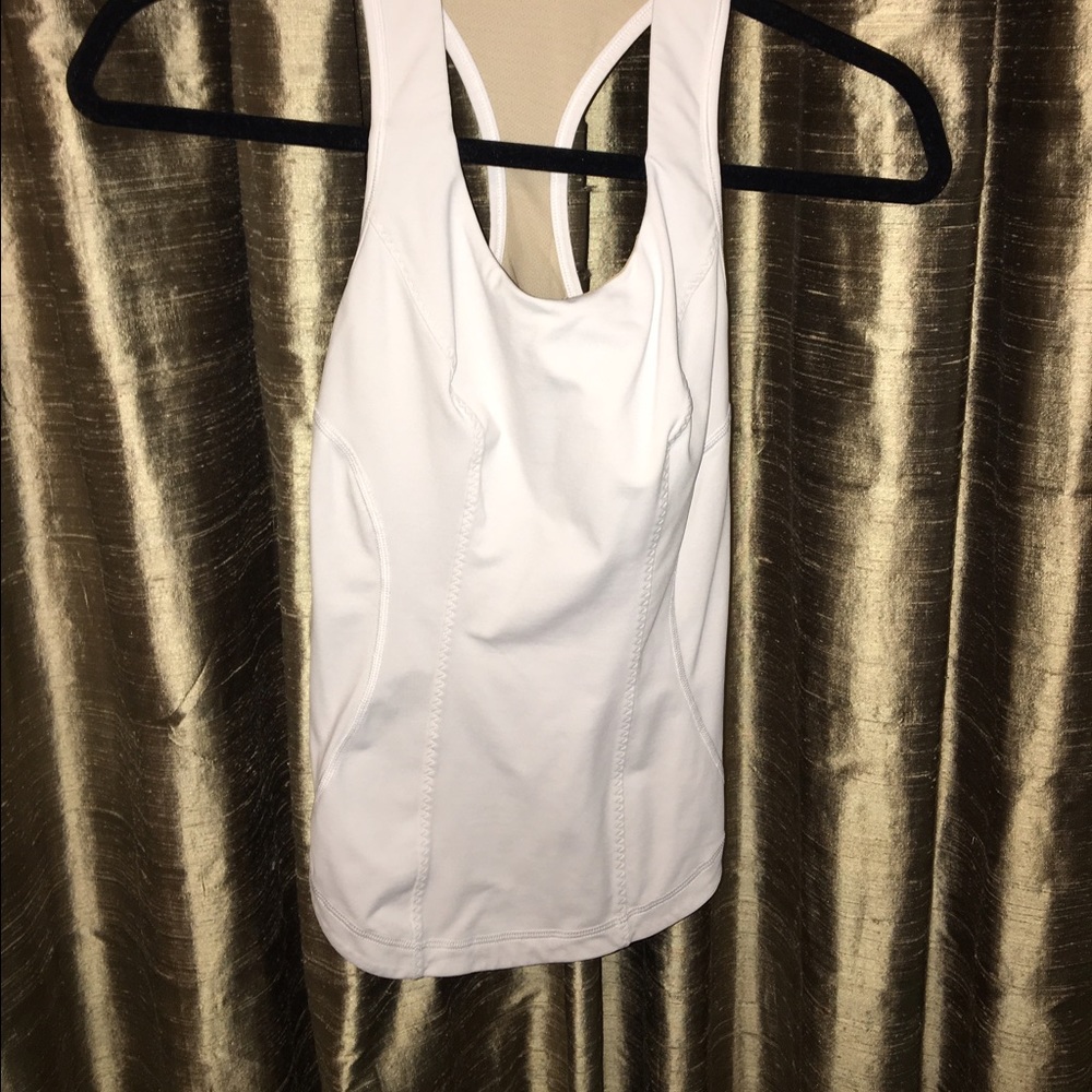 White Lululemon tank top