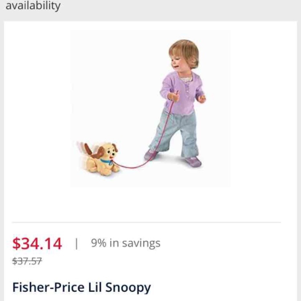 Fisher-Price Lil Snoopy