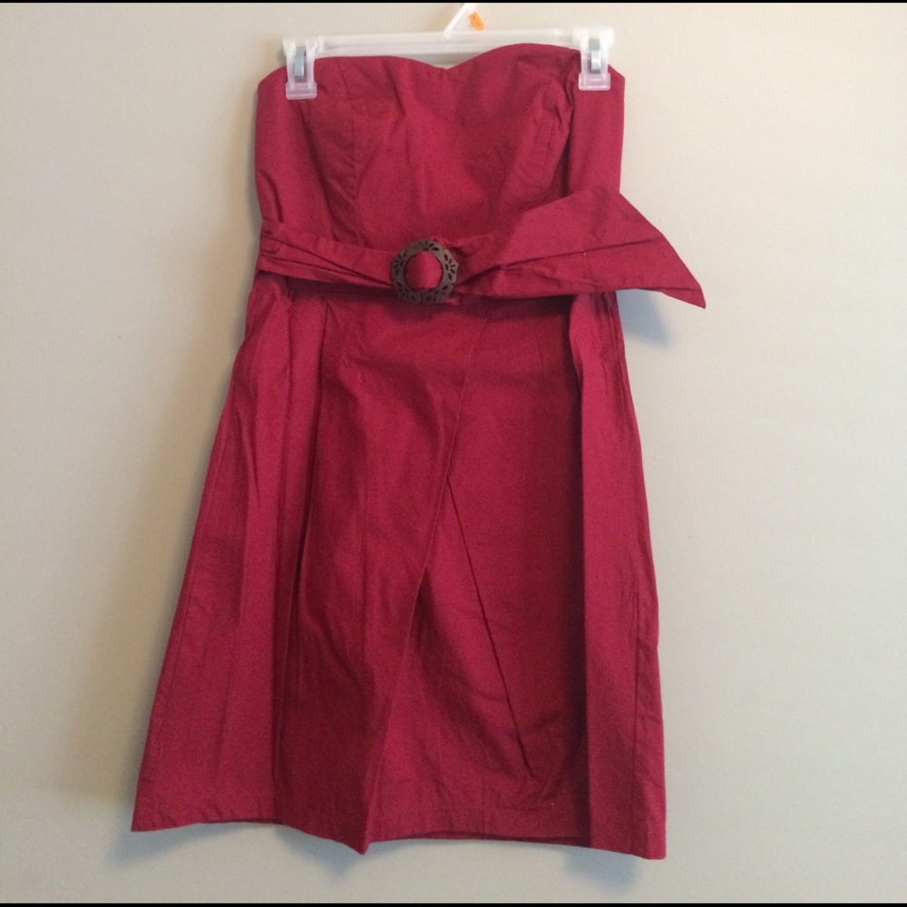 Burgundy Dress