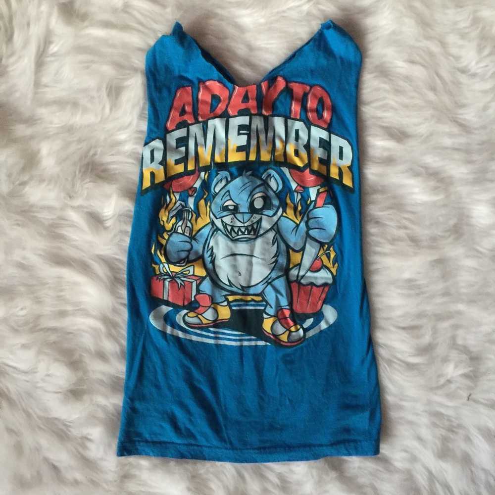 A day to remember band tee turned halter