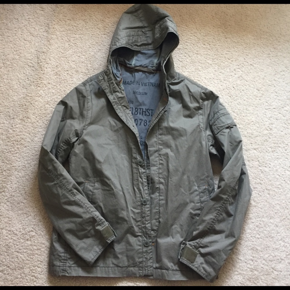 Gap button up army jacket