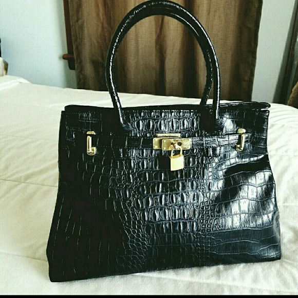 Handbags - Berkin Crocodile Leather Handbag