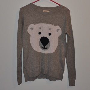 Hollister Cute Polar Bear Sweater Small