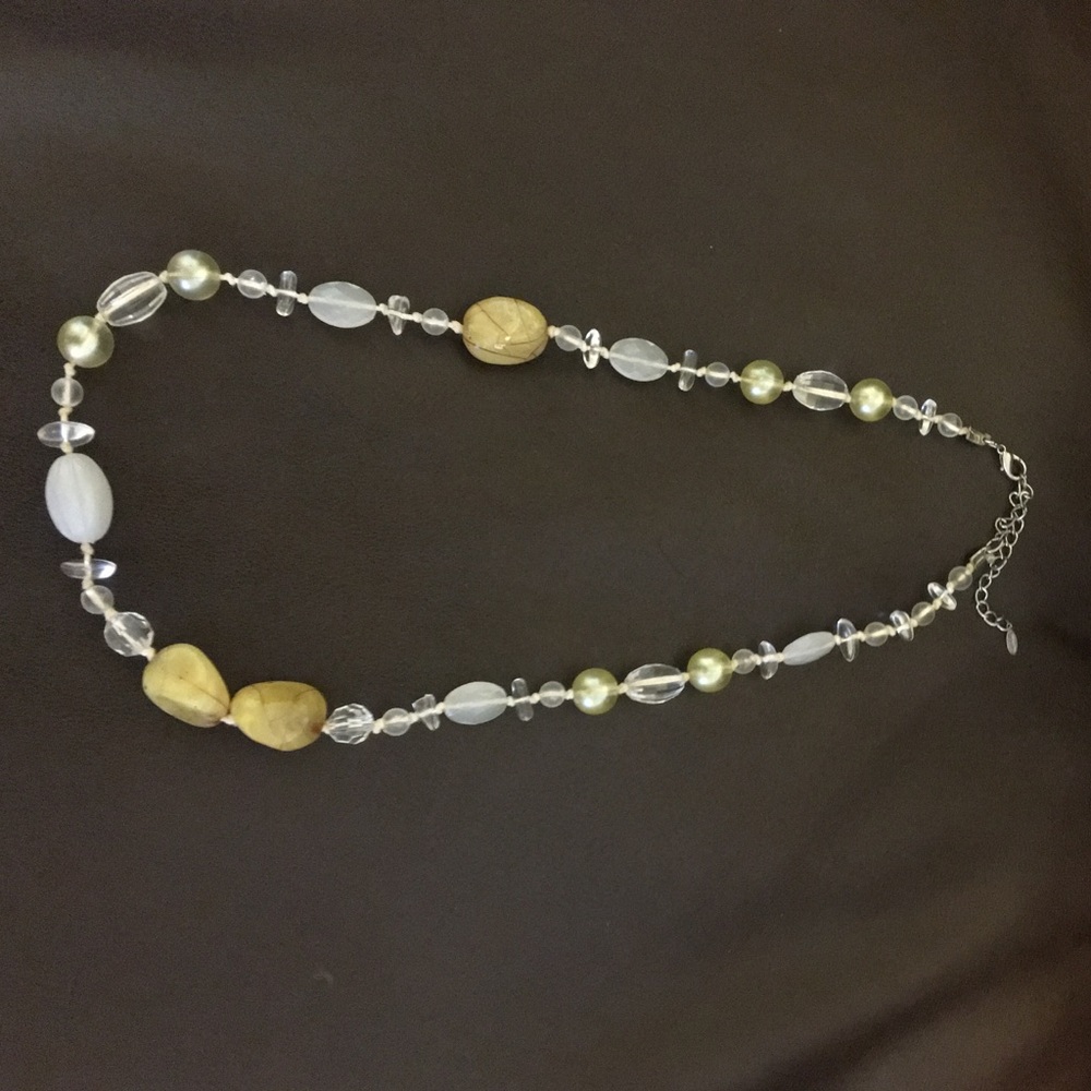 Stone bead necklace