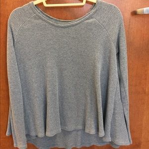 Free People thermal long sleeve top