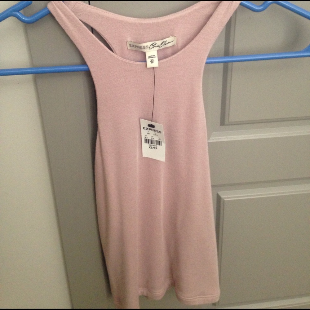 Blush pink tank top