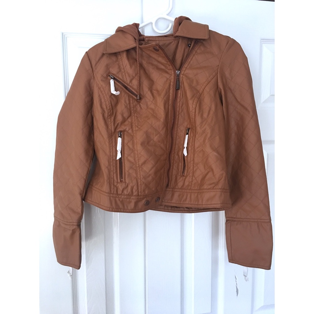 🌸 Faux Leather Jacket 🌸