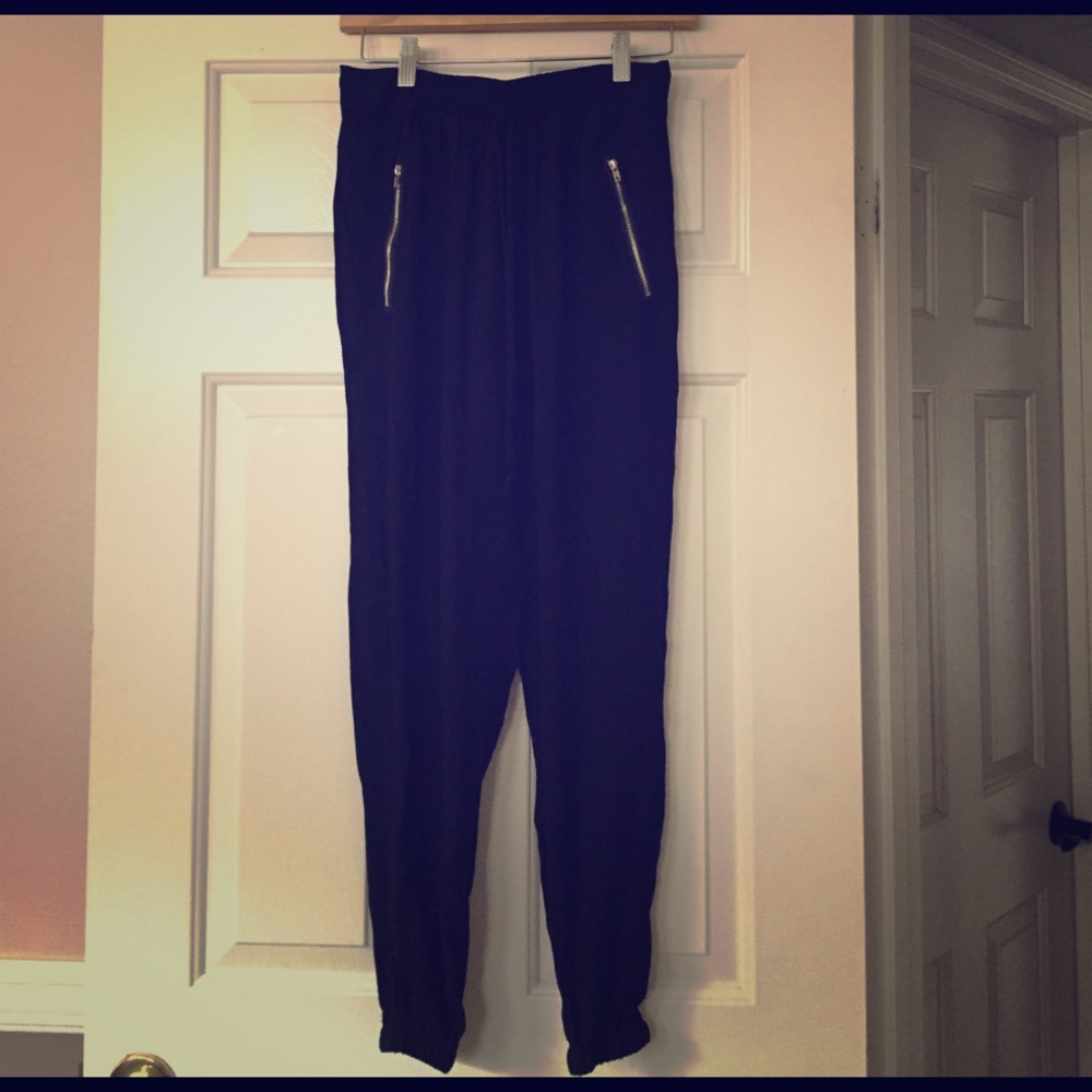 Harlowe & Graham Black Cropped Pants Size XS