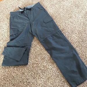 Men's grey zip off pants NWOT
