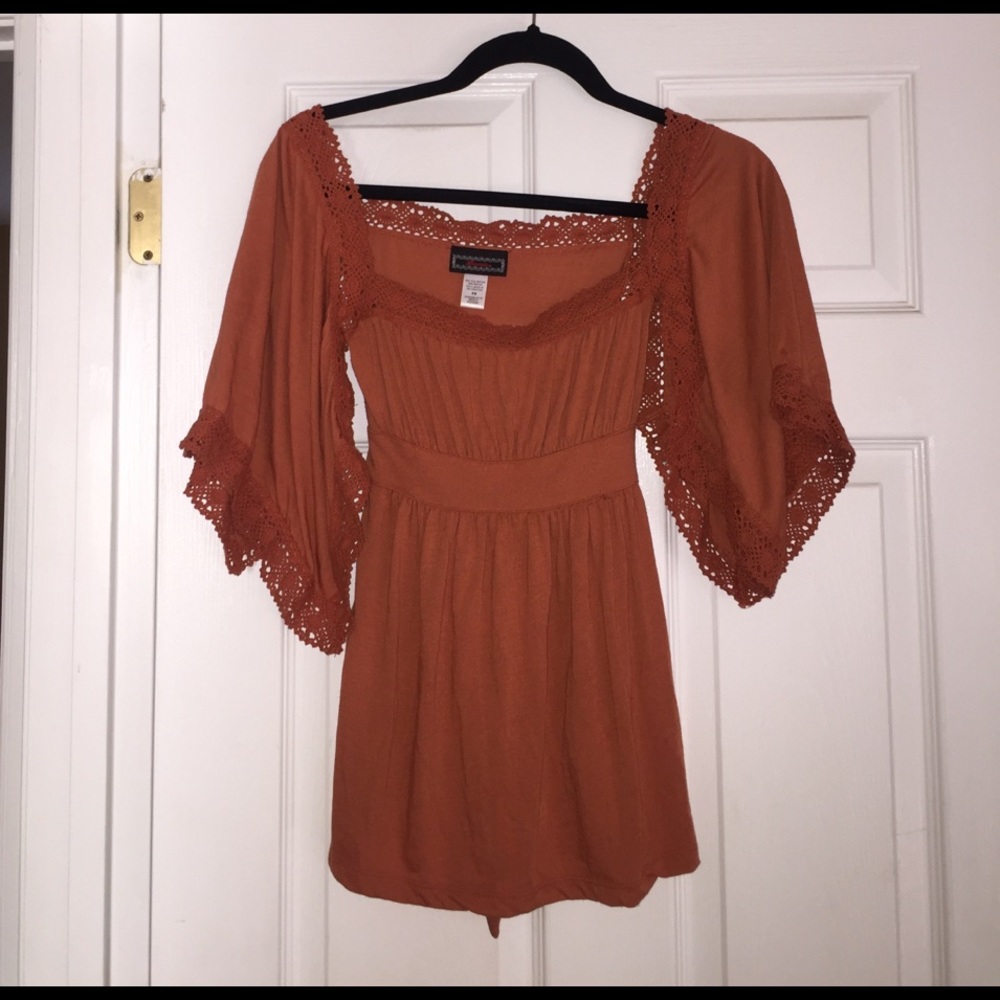 Adorable orange top from Victoria's Secret.