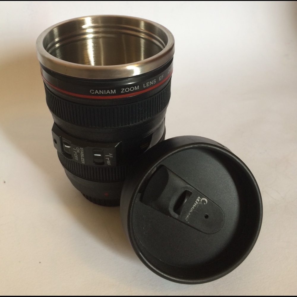 Black Lens Tea/Coffee Cup