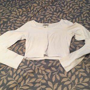 Women's Long Sleeve Crop Top