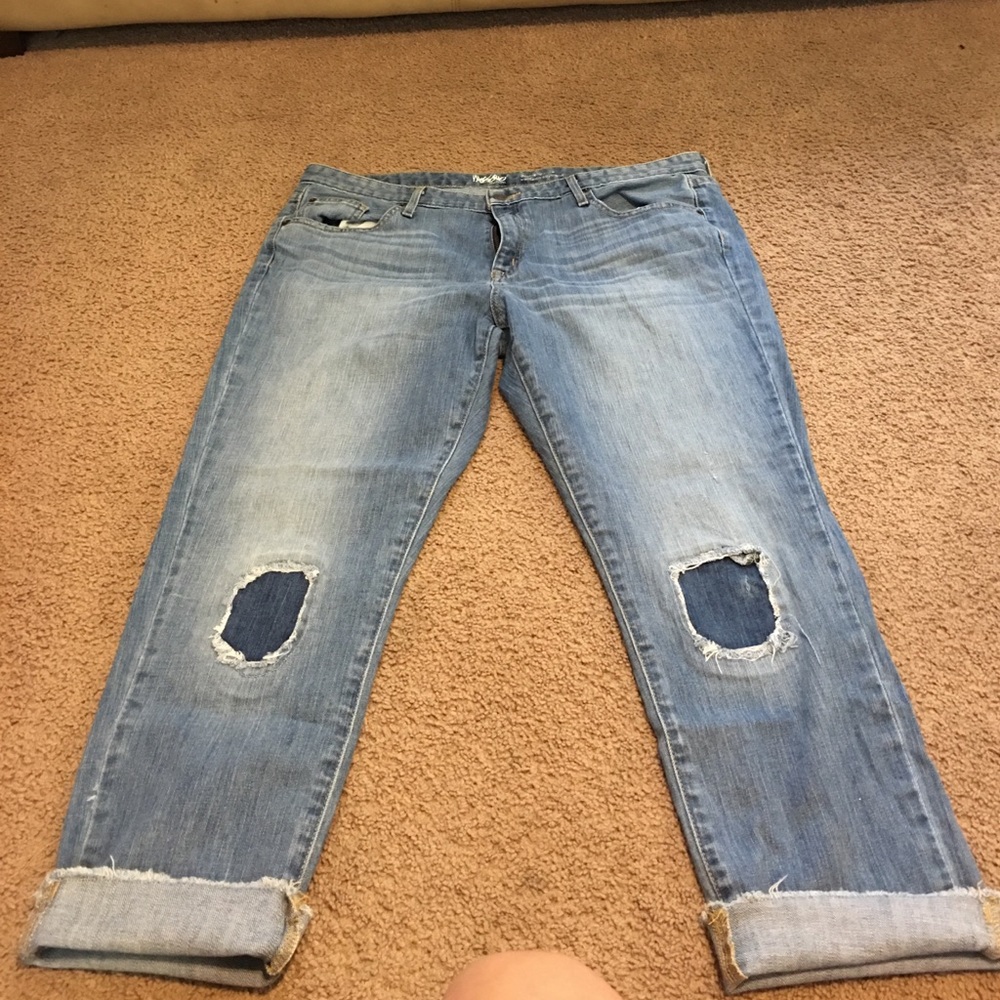 Boyfriend crop capris