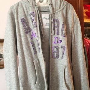 Aeropostale zipper jacket thick coat