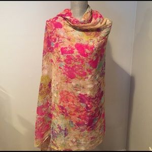 Beautiful sheer wrap scarf