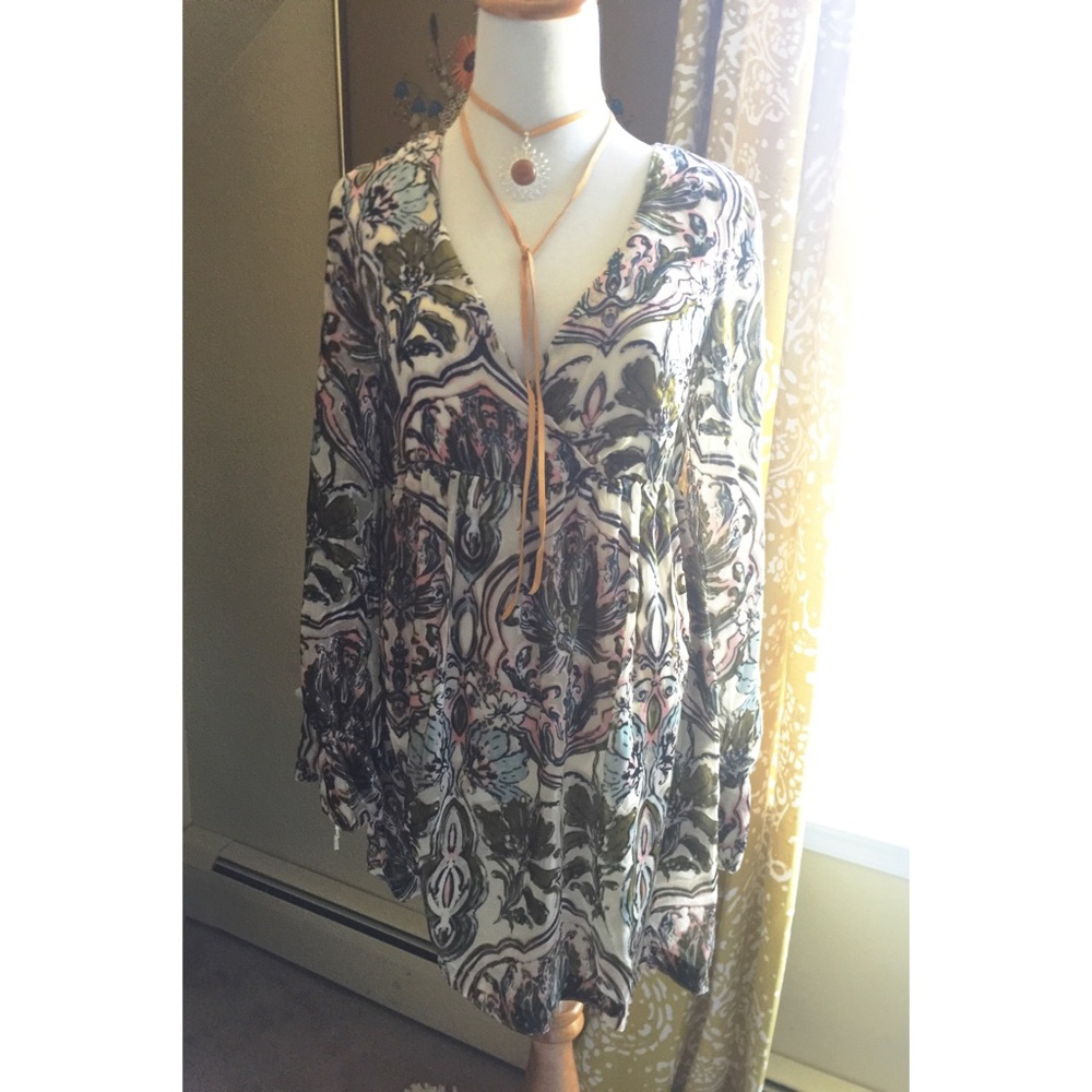 FREE PEOPLE velvet burnout dress