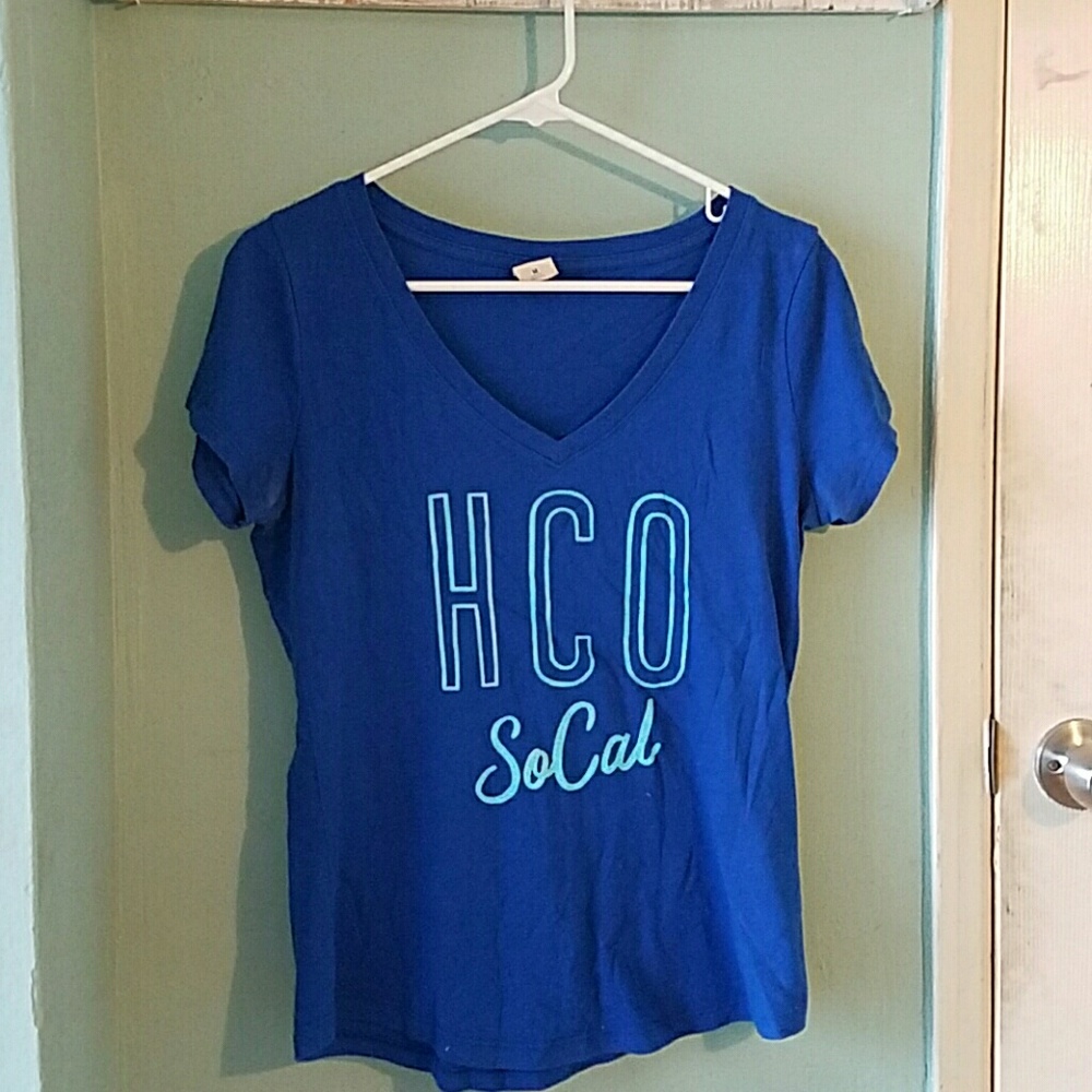 Bright blue t-shirt