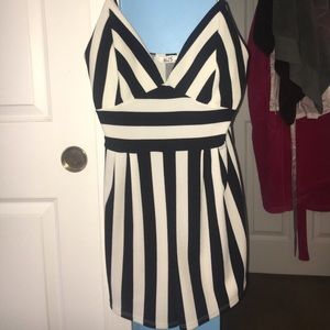 stripped romper