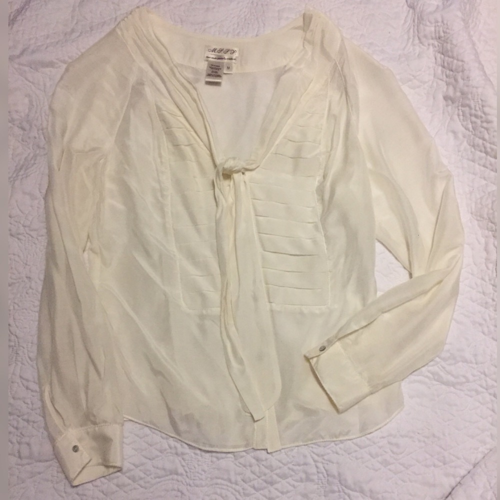 NWOT MSSP long sleeve blouse