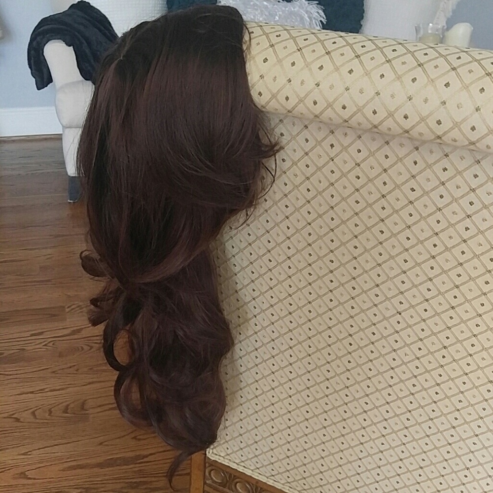 Women's synthetic long wig